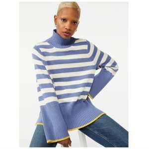 Free Assembly Women's Ribbed Turtleneck Sweater